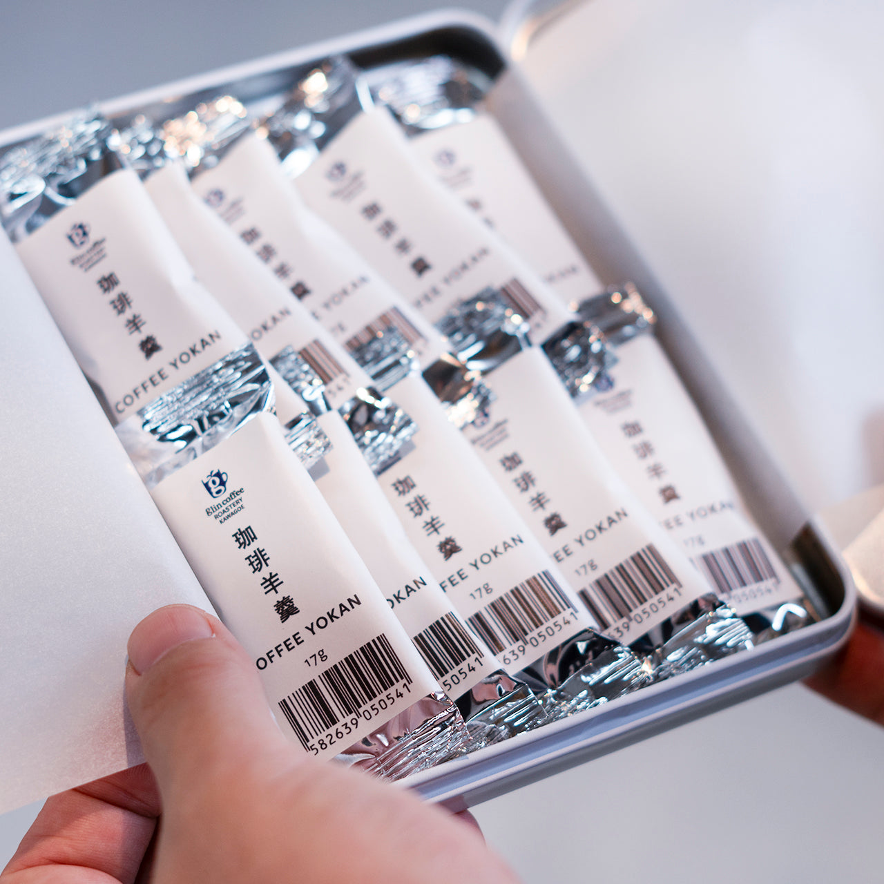 珈琲羊羹10個セット 缶入り