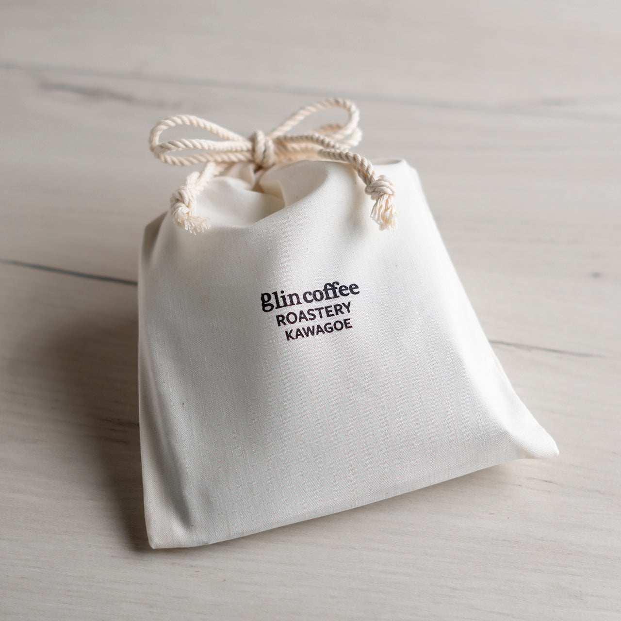 glin coffee オリジナル コットン巾着袋
